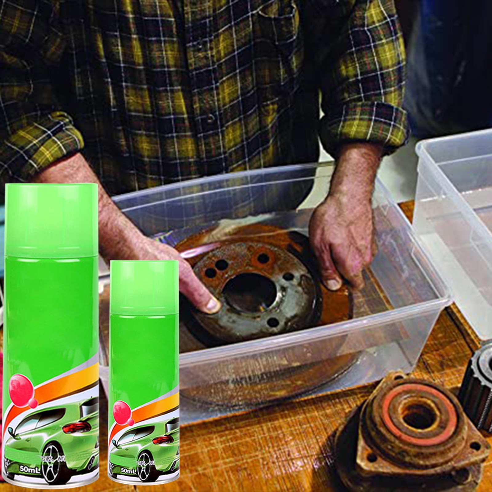 Multi-Functional Super Rust Removal Spray Scratch Repair Fluids Adhesive Cleaning Spray DIN889