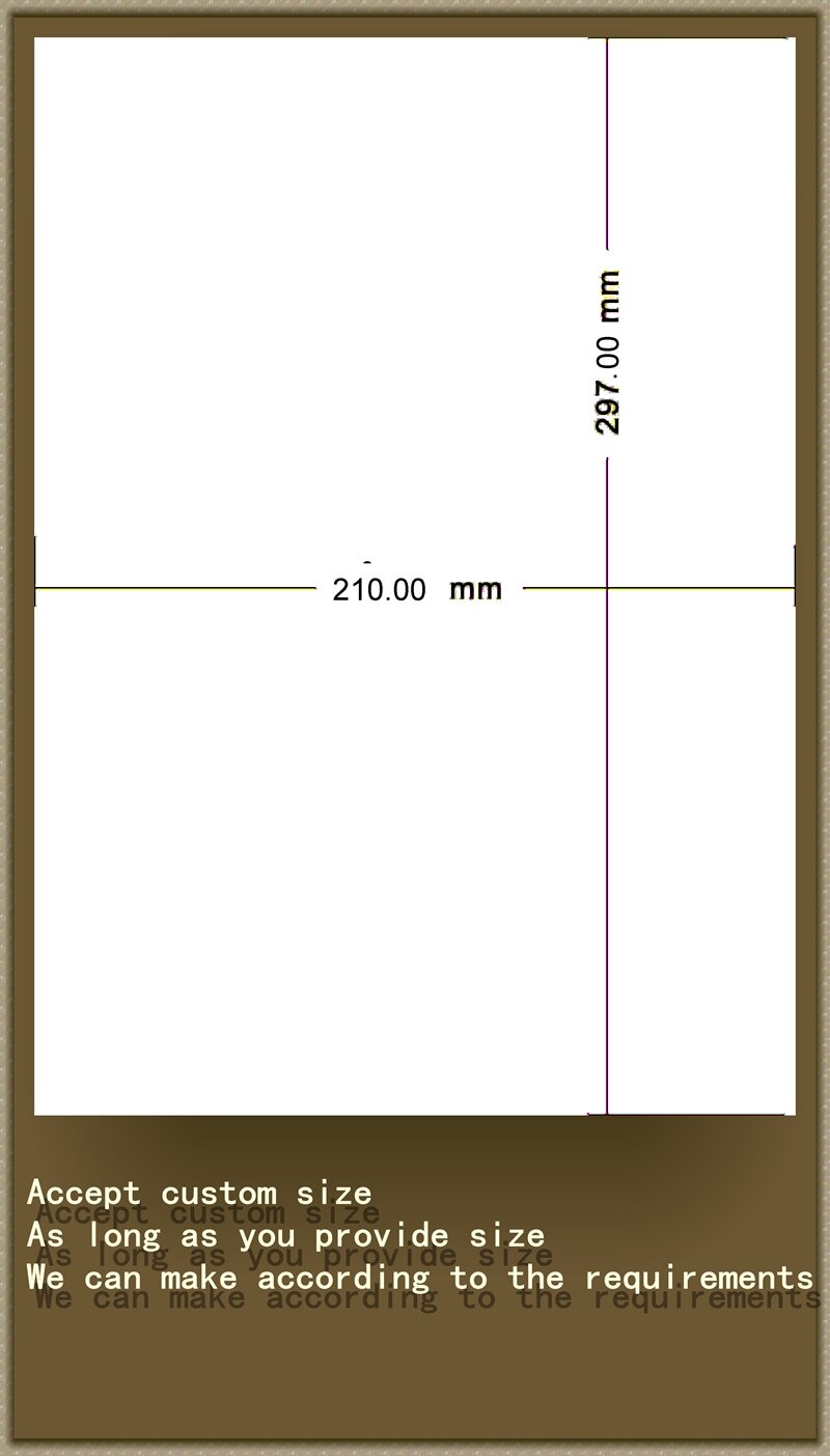 100 sheets/pack A4 White matte inkjet printing paper Self Adhesive Sticky Label For Inkjet Printer handwritten adhesive paper