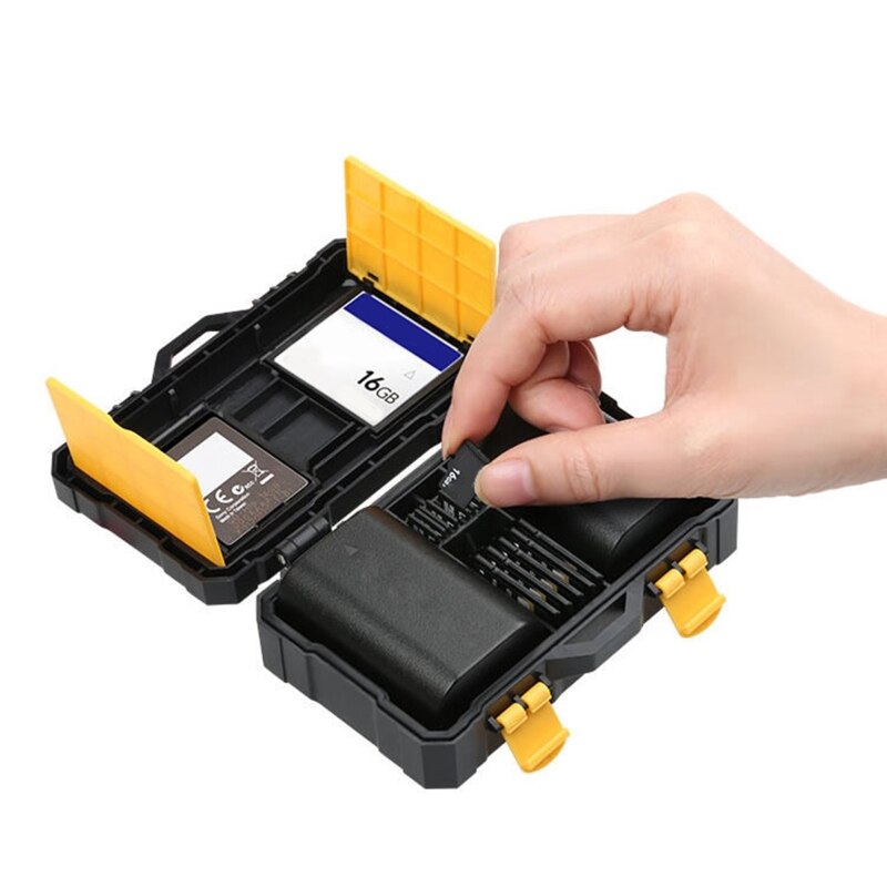 Camera Batterij Bescherming Case Organizer Holder Voor LP-E6 LP-E8 LP-E12 40JB