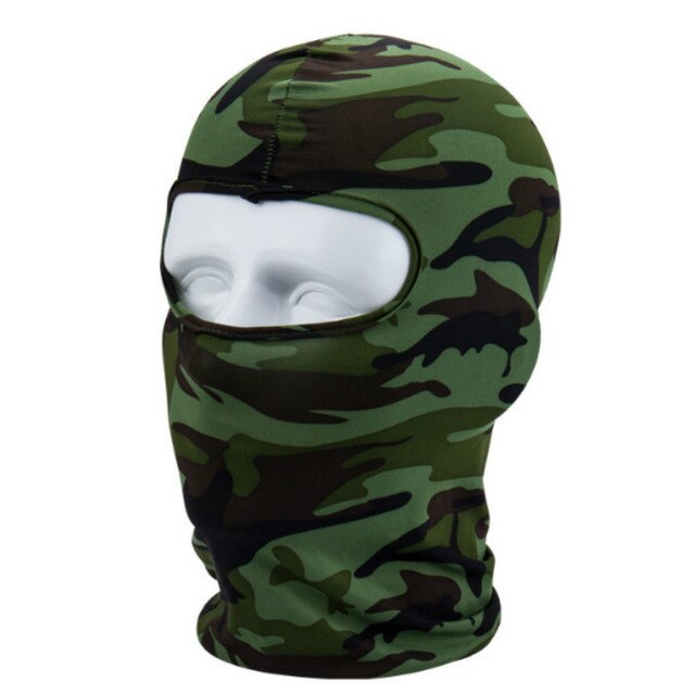 Passamontagna maschera cappello copertura invernale maschera al Neon cappellini di Halloween verdi per feste moto bicicletta sci ciclismo maschere a pieno facciale: camouflage 2