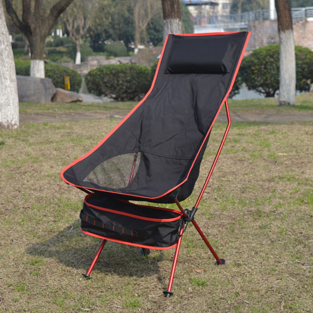 Draagbare Vouwen Camping Stoel Vissen Stoel 600D Oxford Doek Lichtgewicht Seat Voor Outdoor Picknick Bbq Strand Met Zak