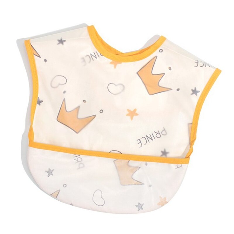 EVA Waterproof Baby Bibs Sleeveless Baby Boys Girls Bib Kids Fox Dinosaur Cactus Baby Feeding Bibs with Pocket Child Apron Smock: 09