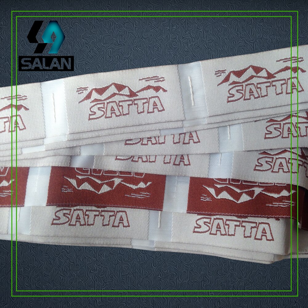 Étiquettes tissées en rouleau pour vêtements | , personnalisées, étiquettes de vêtement, de chemise, de chaussures, de sacs, étiquettes de couture, étiquette brodée SPO002