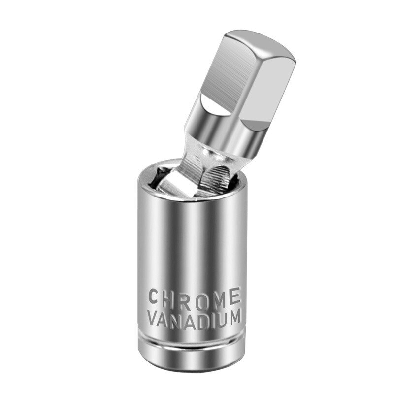 Electric Drill Socket Adapter for Impact Driver with Hex Shank to Square Socket Drill Bits Rotatable Extension 1/4" 3/8" 1/2"