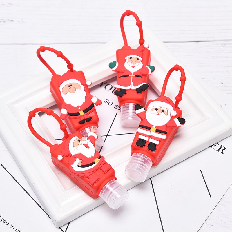 30ml mini jule søde julekarton håndsprit bruser lotion holder tom flaske