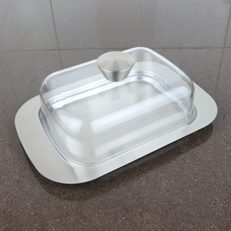 304 Stainless Steel Butter Box Restaurant Features Butter Butter Dish Dim Sum Cheese Box Kitchen Tools