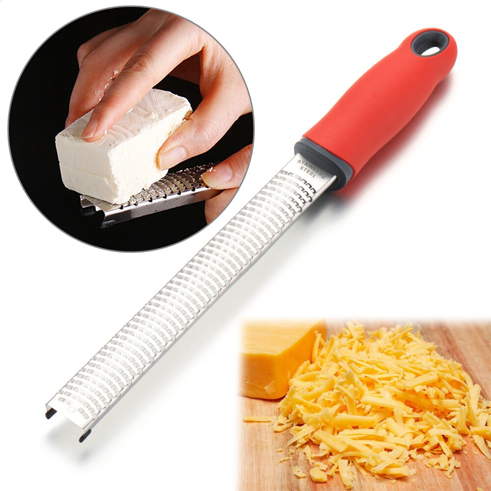 Rallador de queso de molino de acero inoxidable rallador de limón rallador de Chocolate pelador de cítricos herramientas de pelador de frutas y verduras utensilios de cocina