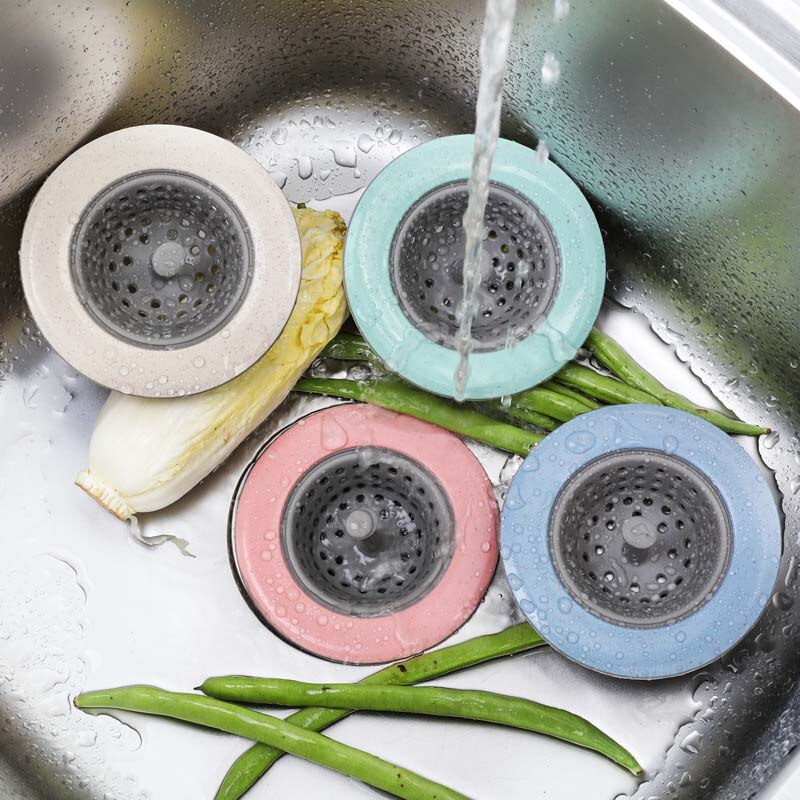Colador de silicona para fregadero, filtro de desagüe de fregadero, Colector de residuos, accesorios de baño y cocina, coladores,