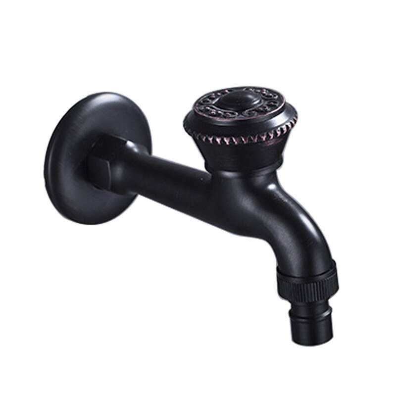 Variety Brass Lengthen Wall Mounted washing machine Bibcock Decorative Outdoor Garden Faucet one-in and two-out single cold Taps