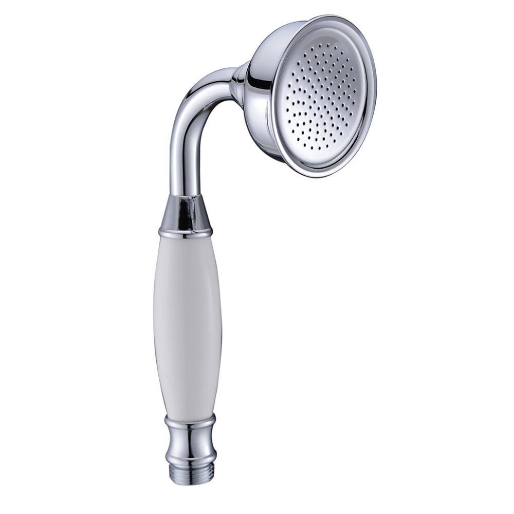 Traditional Victorian Handheld Shower Head with Ceramic Handle and 1.5m hose 03-029