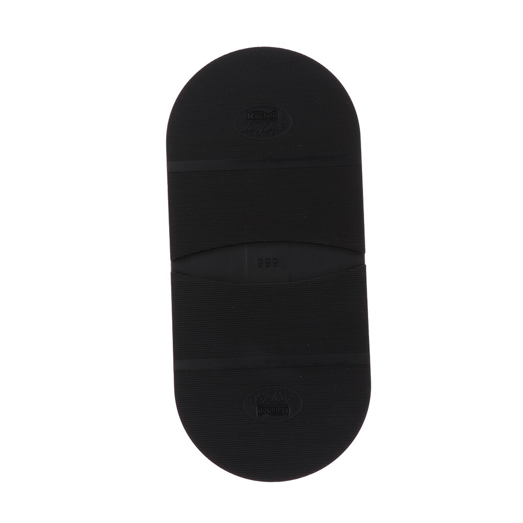 1 Pair of Shoe Rubber Sole Heels Sole Protector Non-Slip Pads Unisex - 7mm