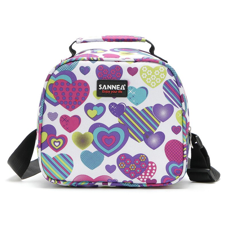 SANNE 5L Tragbare Multifunktions Kühltasche Isoliert Eis Box Thermo Kühltasche für Kinder Thermische Lebensmittel Picknick Tasche für frauen: Purple