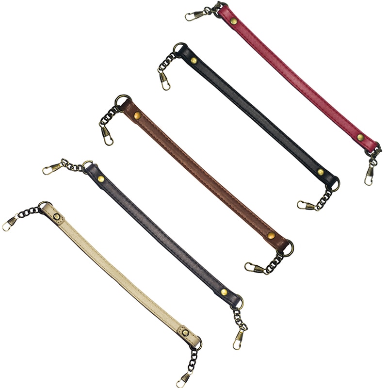 2019 Portatile di Cuoio dell'UNITÀ di elaborazione del Bicchierino Della Cinghia del Sacchetto del Sacchetto Della Borsa del Messaggero di Ricambio Maniglie FAI DA TE Catene Tote borse Accessori Della Cinghia 35 centimetri