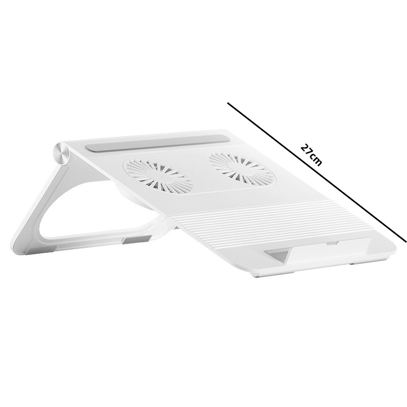 Generic Laptop Cooler Folding Portable Mute Desktop Laptop Cooling Base 3800 RPM Rapid Cooling Pad Notebook Stand for Laptop