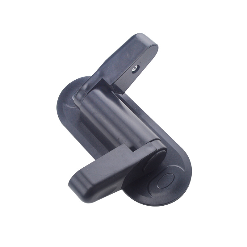 Multi-functional Door Lever Lock Childproof Door Lever Lock Rotation Proof Door Adhesive Security Latch Universal: Greyish Brown