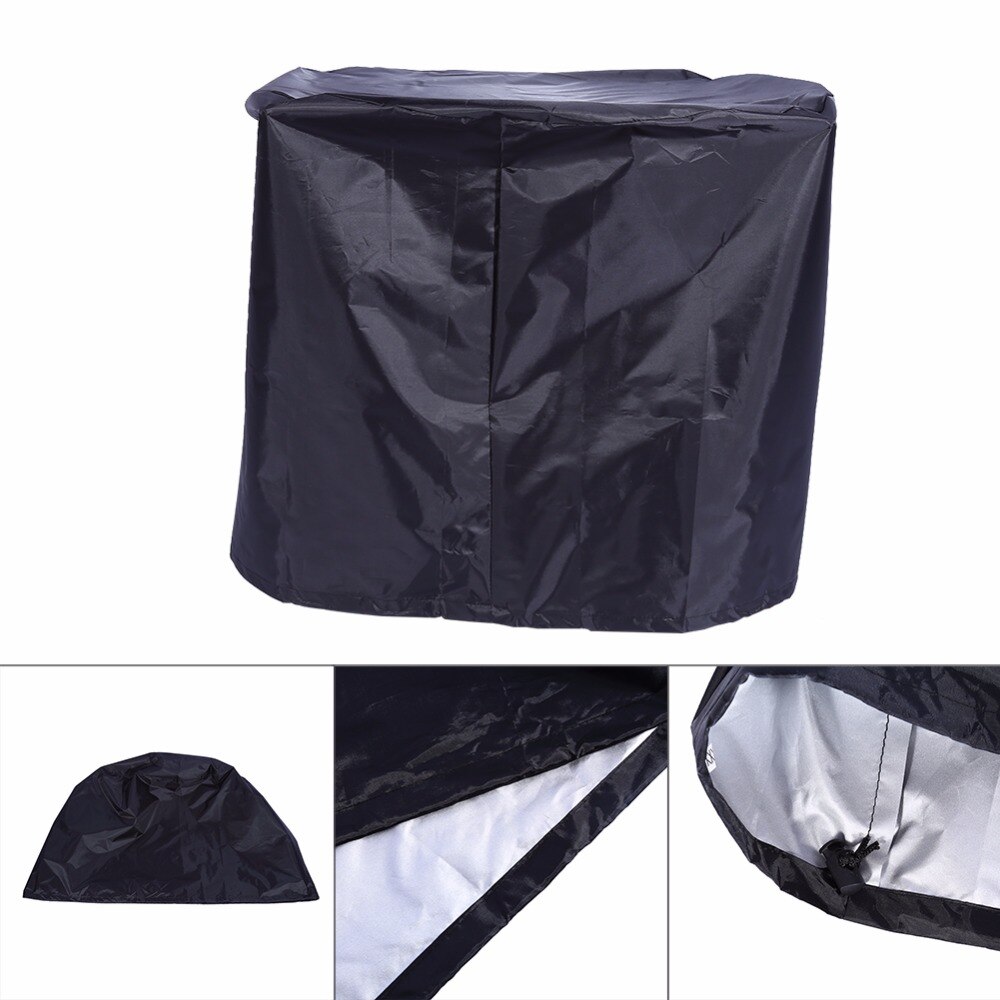 W 56x71cm Outdoor BBQ Round Waterproof Cover Barbecue Covers Grill Gas Dust Rain Protector