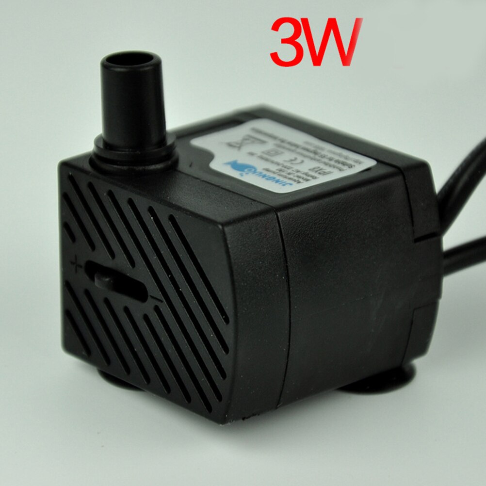5W Submersible Water Pump Adjustable Water Flow for Ponds Fountains Tank Statuary Fish: Size 4