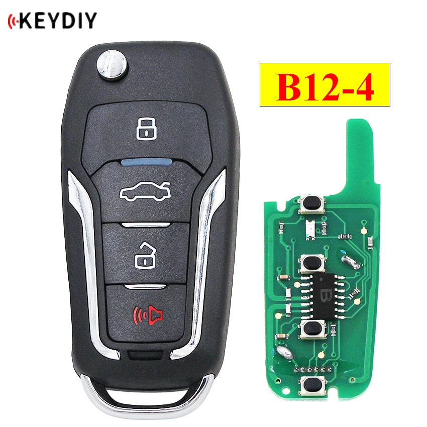 Keydiy B Serie B12-4 4 Button Universele Kd Afstandsbediening Voor KD200 KD900 KD900 + URG200 KD-X2 Mini Kd Voor ford Stijl
