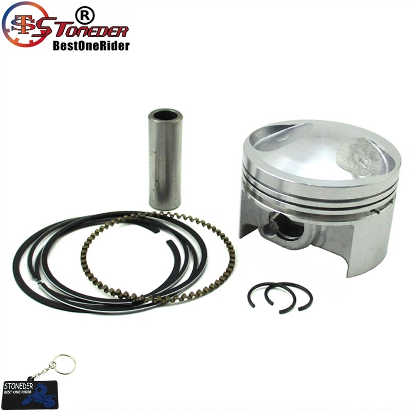 STONEDER 54mm Piston 13mm Pin Kit For Chinese Zongshen 125cc ZS125 Engine Pit Dirt Monkey Bike