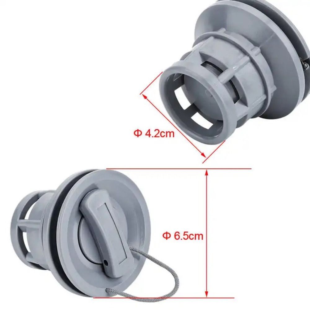 Replacement Rowing Boat Air Valve PVC Double Seal Air Gas Valve Cap Inflatable Boat Dinghy Kayak Canoe Boat Accessories