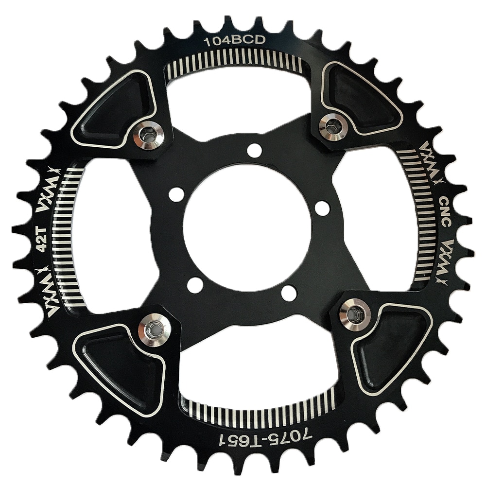 E-bike 40T 42T 104BCD Chainring For Bafang BBS01 BBS02 Mid Drive Motor DIY Chain Wheel for 8FUN Electric Bicycle Conversion Kit