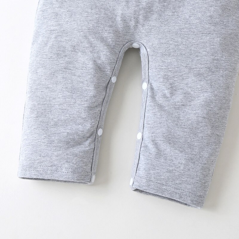 Spring Fall Cotton Baby Boy Clothes Letter Long Sleeve Baby Boy Romper Comfortable Casual Home Baby Jumpsuit Baby Pajamas 0-18M