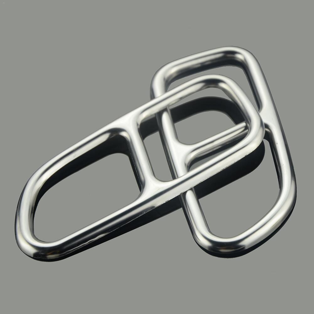 2pcs/set Car Exhaust Pipe Frame For 13-16 Model Benz CLA Car Decorative Frame Stainless Steel Automotive Car-styling