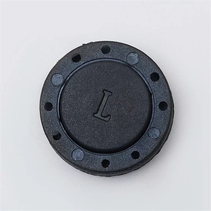 Boutons de fixation magnétiques invisibles en PVC, une paire de boutons de fermeture automatiques pour sac de pardessus, accessoires de vêtement, scrapbooking, bricolage: 26mm / black