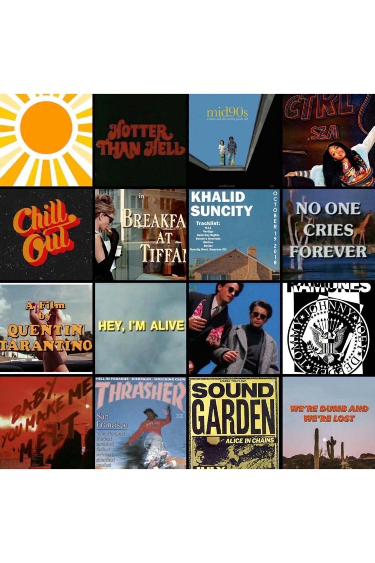 Retro 60 Photo Wall Poster Set Modern Wall Paper Home Decor Decoration Art