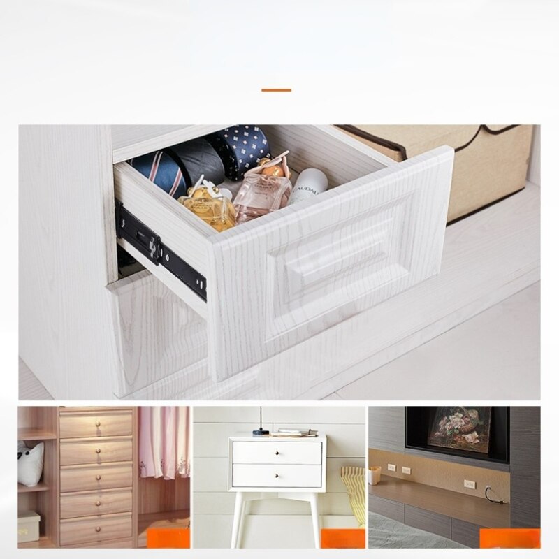 Slide Rail Rebound Slide Rail Stainless Steel Slide Rail Cold Rolled Steel Slide Rail Furniture Slide Rail Drawer Hardware