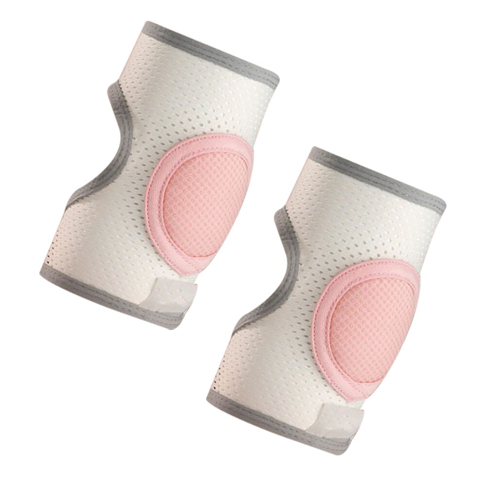Accesorios de seguridad para bebé, coderas antideslizantes para niño pequeño, rodilleras con sonrisa, rodillera protectora, calentador de piernas para niña y niño: Rosa