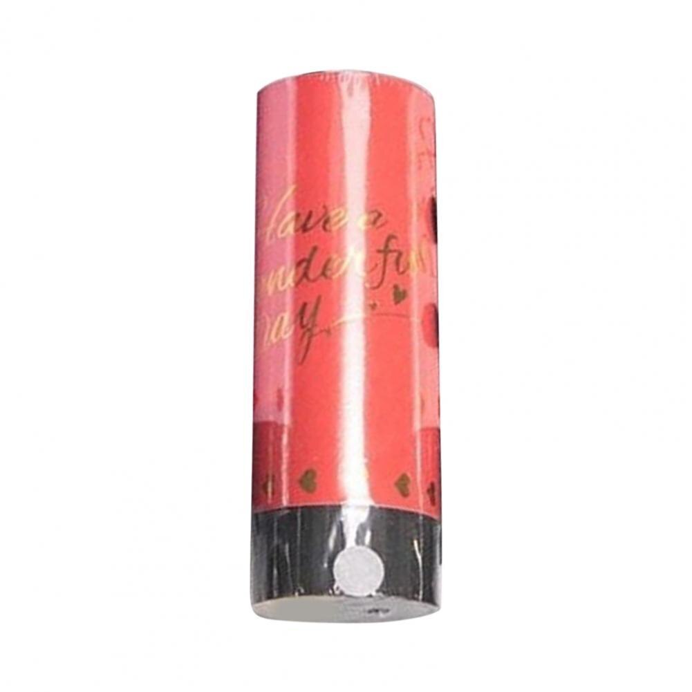 Great Confetti Poppers Charming Widely Applied Labor Saving Mini Hand Held Spring Confetti Fire-works: Red