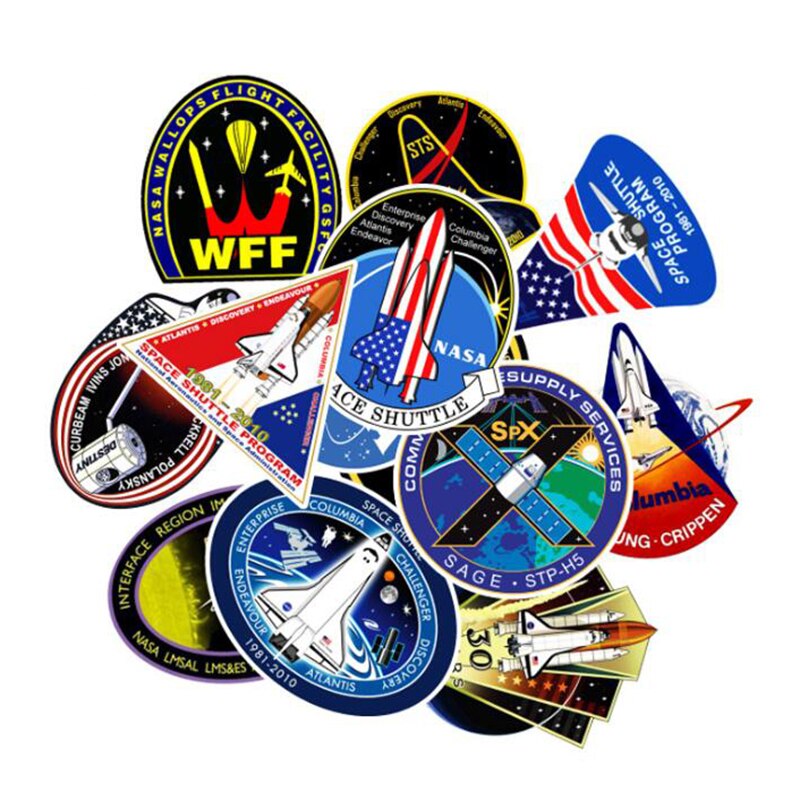 45Pcs Outer Space Computer Sticker Laptop Pad Phone Decoration Decals Waterproof Refrigerator Skateboard Sticker For Notebook