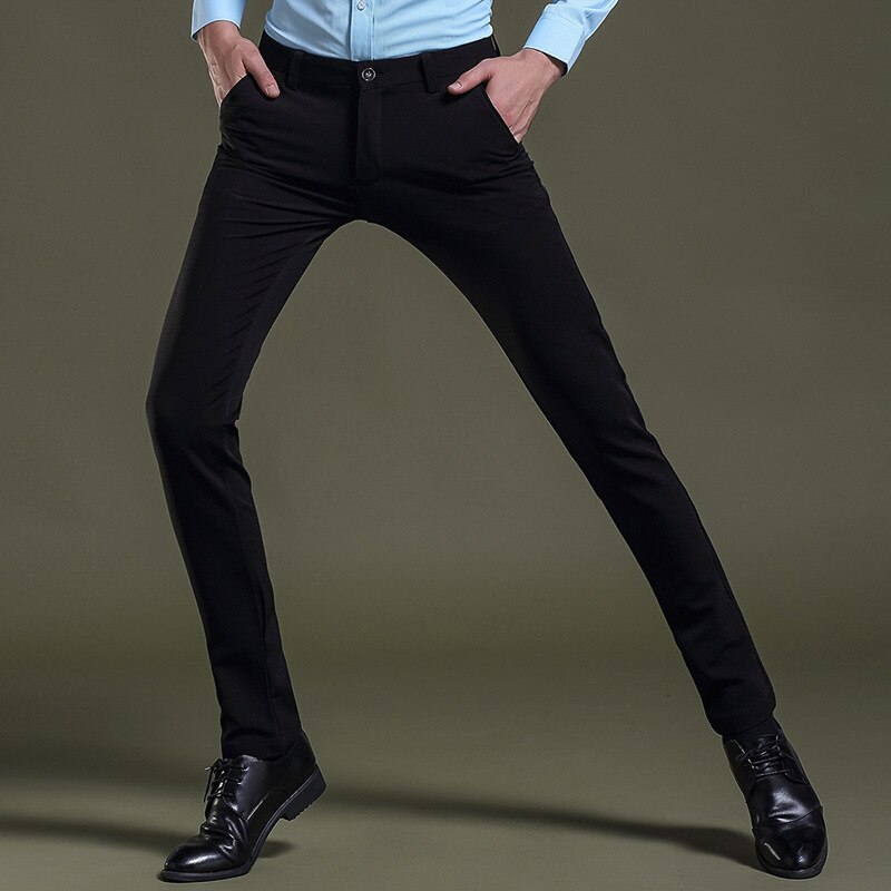 Pantalones de vestir negros para hombre, pantalones formales ajustados para boda, pantalones de vestir negros para hombre, pantalones de vestir casuales para negocios, pantalones de vestir para hombre, perfume masculino