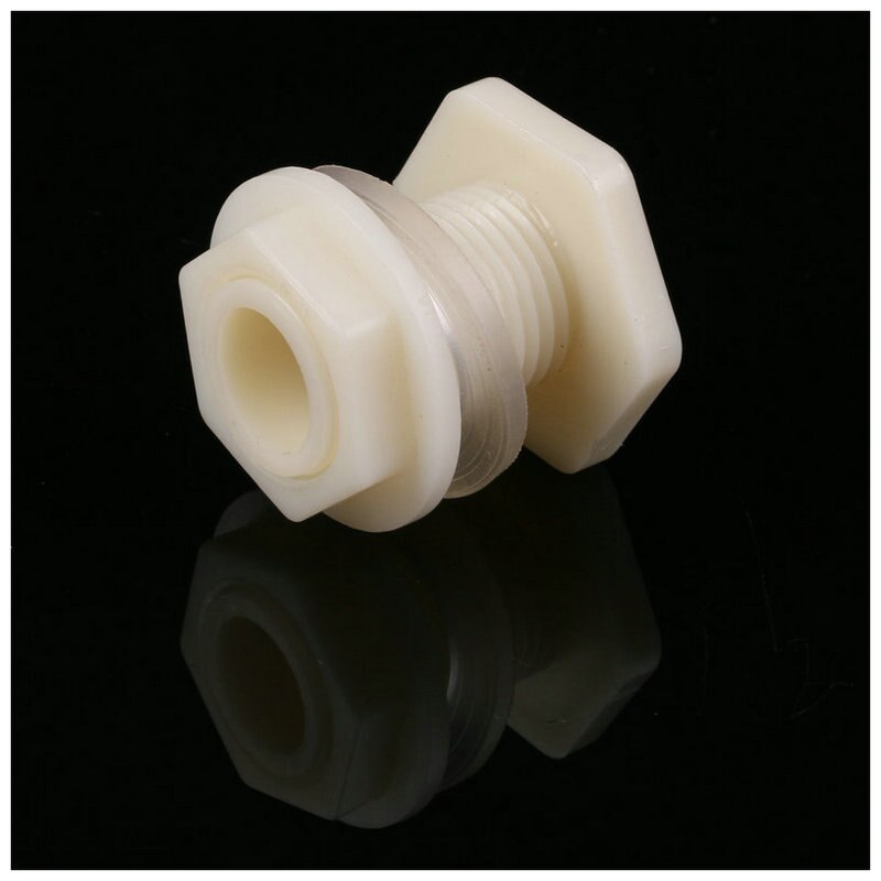Plastic Water Tank Connectors Fish Tank Accessories Pool Bucket Inner Outer Wire Adapter Drainage Aquarium Bulkhead Joints
