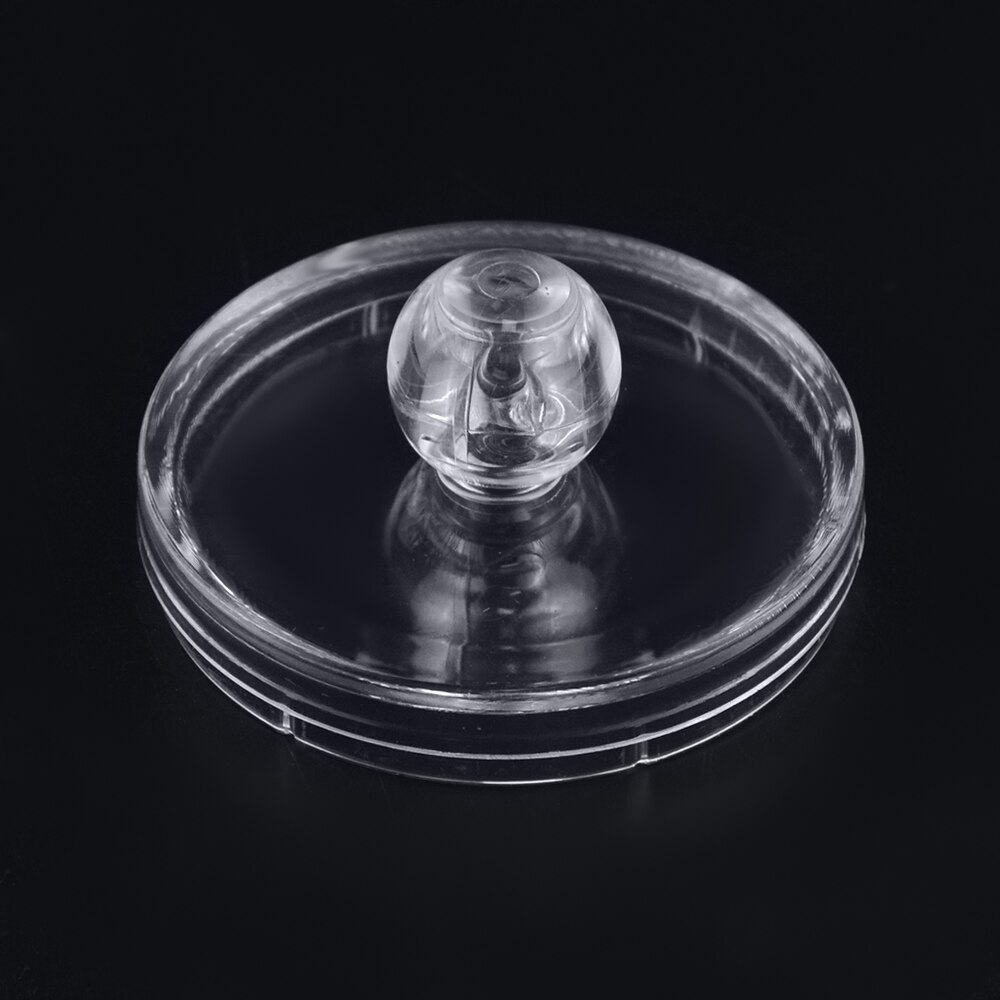 Multifunctional Round Receive Box Jewelry Box Cosmetic Make-up Cotto Box Swabs Transparent Container Make Up Container: lid