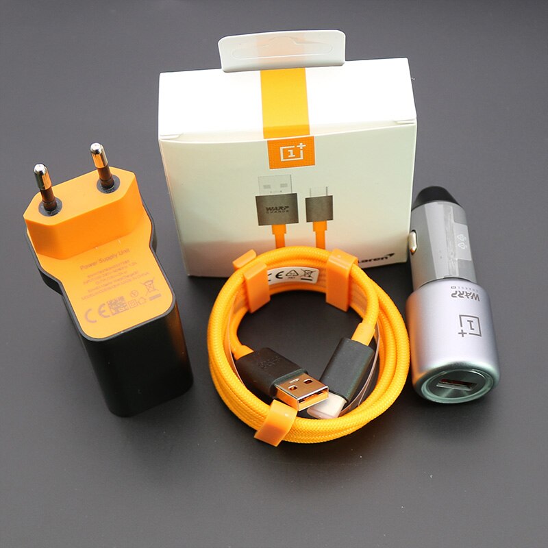 Origina Oneplus 8 Pro Autolader 30W 5V = 6A Max 6A Snelle Auto-oplader Adapter 3.0 Usb type-C Kabel Voor Een Plus 8 7 7T 6T 6 5T 5: EU Car 1M Cable