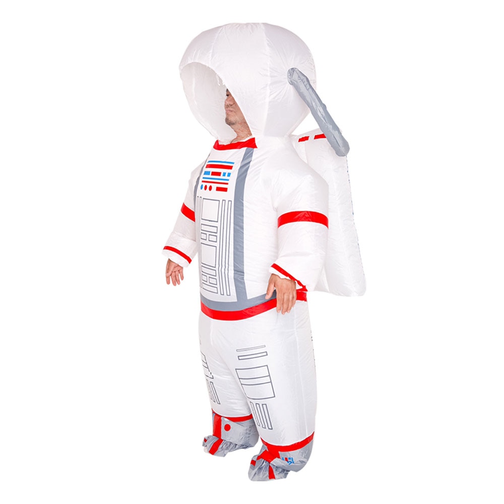 Inflatable Adult Astronaut Clothes Blow Up Cool Spaceman Cosplay Suit Halloween Christmas Dress up Masquerade Party Accessories