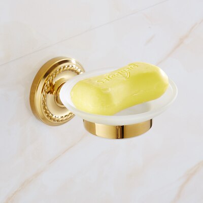 Badezimmer Zubehör Set Messing Gold Bad Hardware Sets Handtuch Rack, Papier halter Wc Pinsel Halter, Handtuch Aufhänger, haken, Handtuch Ring: Himmel Blau