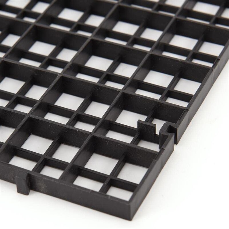 Plastik akvarie gitter skillebakke akvarium bund isolation bord æggekasse lameller til blandet avl filter vand system
