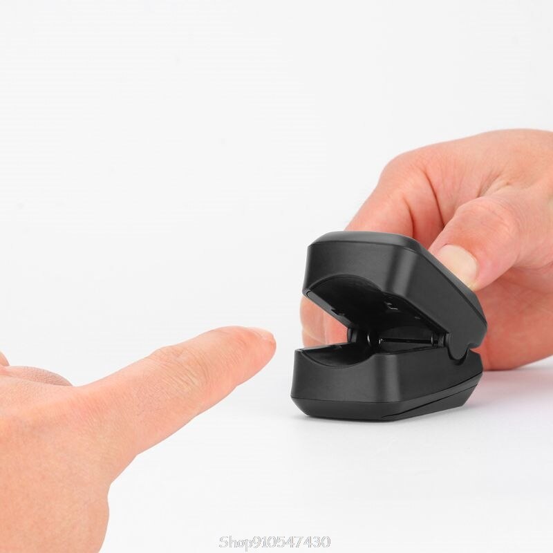 Fingertip Pluse Oximeter Finger Pulse Ox Monitor Blood Oxygen Station Oximeter Blood Oxgen Meter Heart Rate Meter D15