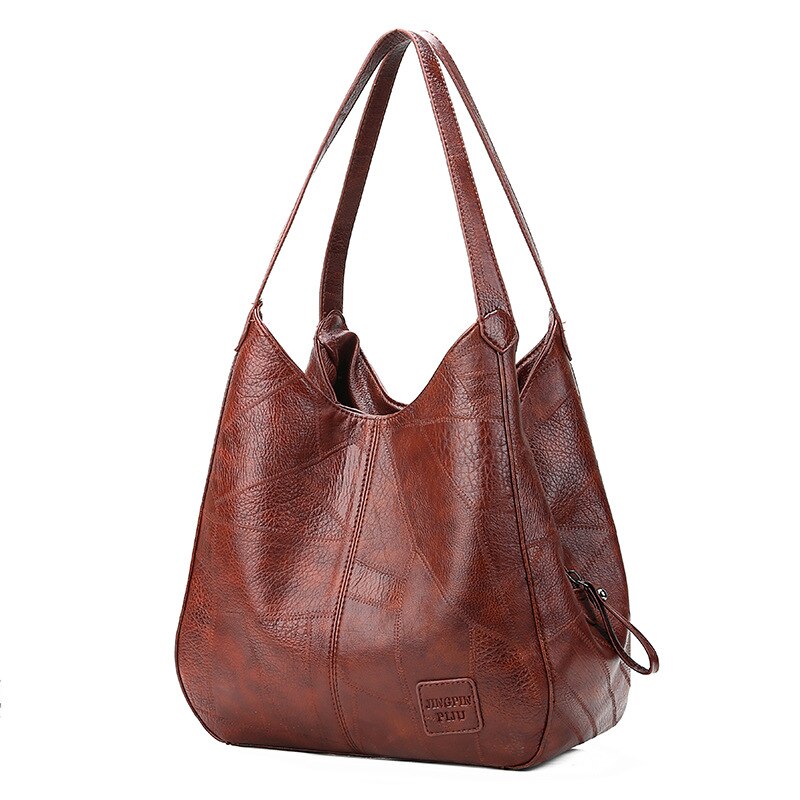 Tasche mädchen neue trendy weiche leder schulter tasche große-kapazität stiletto tasche frauen handtasche