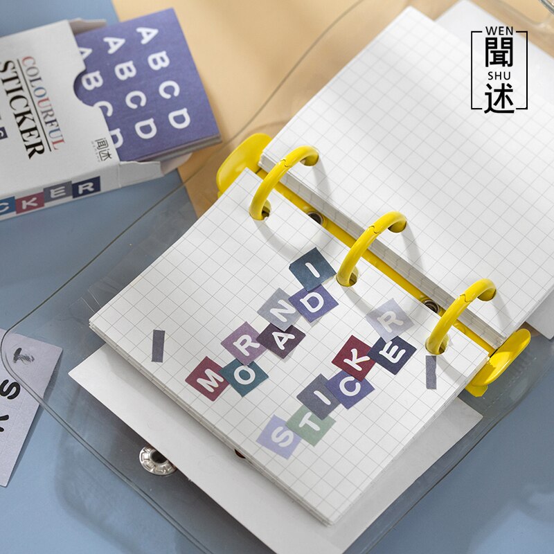 48pcs Alphabet Letter Sticker Self Adhesive Letter Stickers Collage Scrapbooking Supplies Decor Junk Journal Aesth DIY Stickers