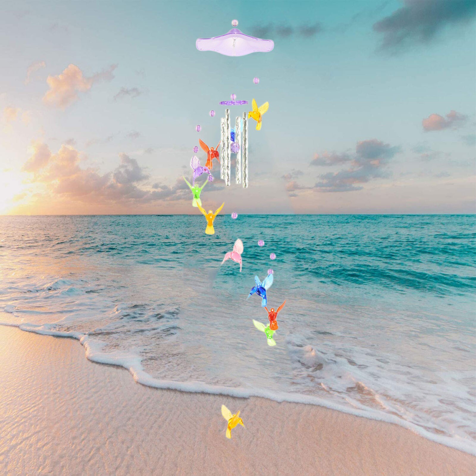 Star Wind Chime Wind Chime Wind Chimes Outdoor Garden Decor Garden: C