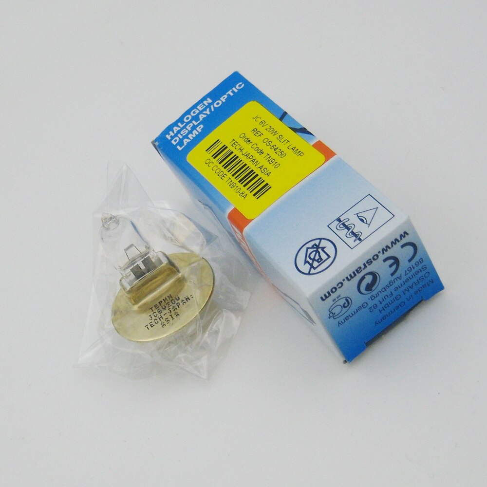 TOPCON 6V 20W Slit Lamp Microscope Bulb SL-1E 2E 3E 3G TN910