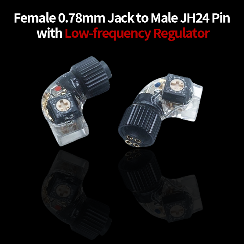 jh audio adapter with bass control jh audio 2pin JH AUIDO LAYLA JH24 (4 Pin) Roxanne 24 UM AK to MMCX/0.78mm Converter Adapter