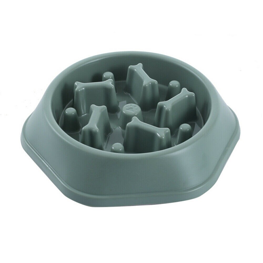 Pet Slow Eating Dog Bowl Slow Feeder Puppy Slow Down Eating Feeder Dish Bowl Anti Gulping Prevent Obesity Pet Dogs Supplies: B