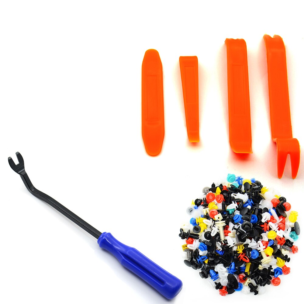 Auto Fastener Removal Tool Trim Dash Removal Klinknagel Clips Autodeur Panel Installer Cover Auto Trim Removal Tools Schroevendraaier: 3 BLUE MIX