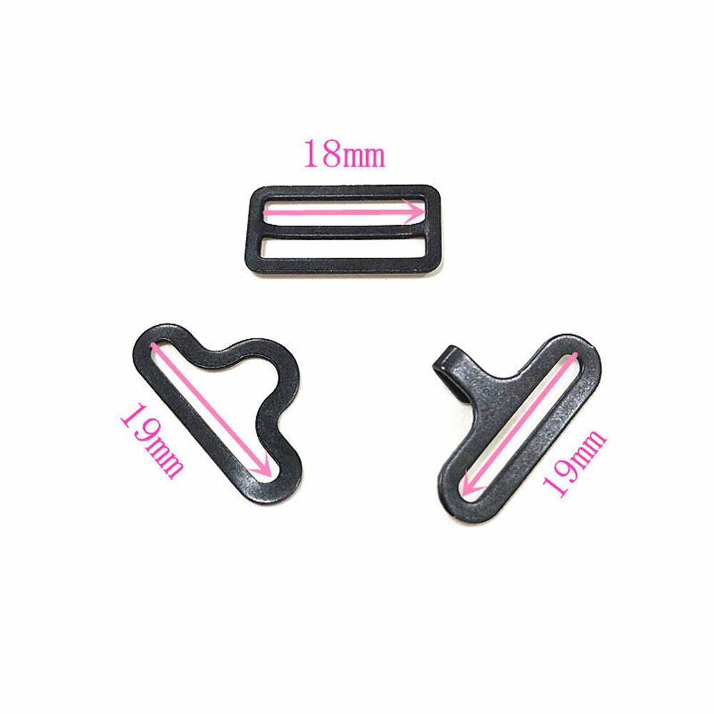 Lot de 50 attaches pour nœud papillon, crochet de cravate, attaches pour faire des sangles réglables