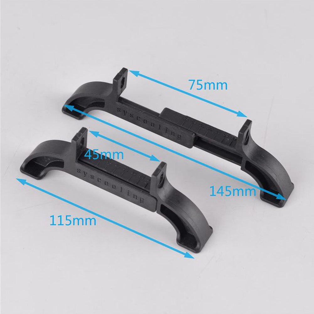 2 stk  r45 holdbar nylon computer radiator vandkøler skrivebord universal fast til pc varmeveksler beslag nem installation ekstern